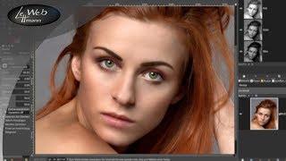 Haare freistellen - Bildbearbeitung mit GIMP 2 10  - Tutorial #48