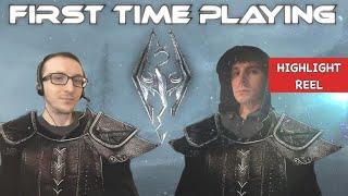 First Time Playing Skyrim | HIGHLIGHT REEL 2