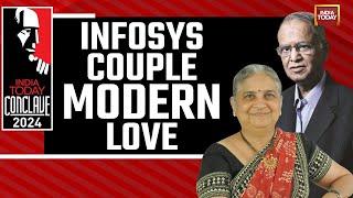 India Today Conclave 2024: Sudha & Narayana Murthy Exclusive |Fascinating Journey of Infosys Couple