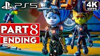 RATCHET AND CLANK RIFT APART PS5 ENDING Gameplay Walkthrough Part 8 [4K 60FPS] - No Commentary