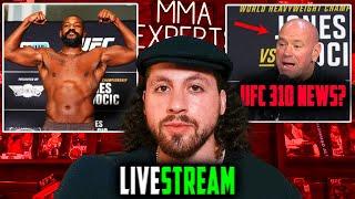 UFC 309 WEIGH INS, UFC 310 NEW MAIN EVENT? JONES VS MIOCIC PREDICTIONS - LIVESTREAM QNA