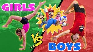 BOYS vs. GIRLS Stunt Challenge - Super Mario Bros. Wonder!