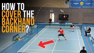 Rear Court Footwork: How to cover the Backhand Corner and hit with Forehand