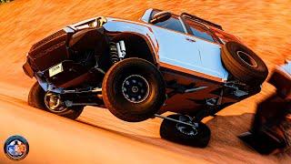 Satisfying Rollover Crashes #21 - BeamNG drive CRAZY DRIVERS