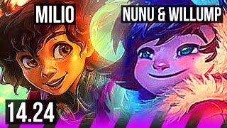 MILIO & Sivir vs NUNU & WILLUMP & Ziggs (SUP) | 1/4/20 | NA Challenger | 14.24