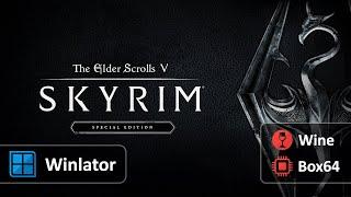 Skyrim Special Edition on Android Winlator