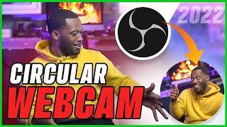 How to Make Circle Webcam in OBS Studio Tutorial (Image Mask Tutorial) SUPER EASY!!