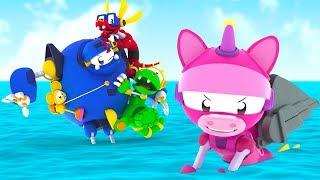 Animal Mechanicals NEW Series | Episode 2: Shark Attack Prank | Cartoon Shows for Toddlers