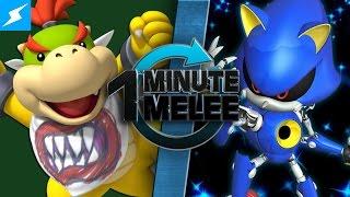 One Minute Melee - Bowser Jr vs Metal Sonic (Nintendo vs SEGA)