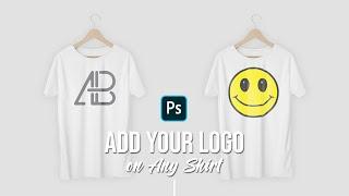 How to Remove a Logo From a T-Shirt and Add Your Own | Photoshop Tutorial