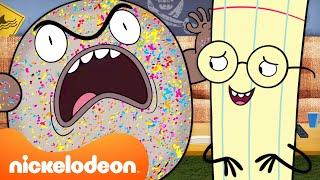 Rock Gets Glitter Stuck On Him!!  BRAND NEW Rock Paper Scissors Full Scene | Nicktoons