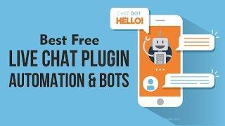 Best Free live Chat & Support Plugin with Automation & Bots - Tidio live chat WordPress