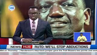 President Ruto breaks his silence over the rising waves of abductions vows to stop it