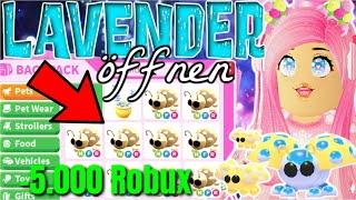 Wir geben 5.000 ROBUX aus um eine **NEON** GOLDEN LADYBUG zu bekommen  Roblox Adopt Me! [DEUTSCH]