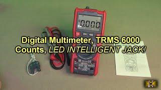 AstroAI Digital Multimeter, TRMS 6000 Counts, INTELLIGENT JACK,  AC/DC V, Current, Cap, Res REVIEW