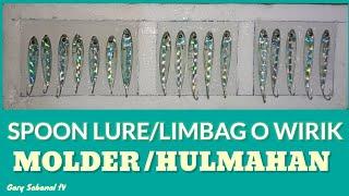 (TUTORIAL) HOW TO MAKE LURE MOLDER FOR SPOON LURE/LIMBAG O WIRIK.