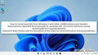 OpenJDK 18 Installation on Windows 11 with JAVA_HOME Environment Variable  | Java 18 is Released