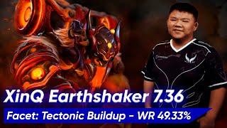 XinQ EARTHSHAKER 7.36 SUPPORT 4 Pos | Dota 2 Pro Gameplay