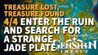 Enter the Ruin and search for a strange jade plate Genshin Impact 4/4