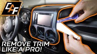 Remove ANY vehicle interior trim with THESE tips & tricks