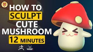 Learn Sculpting Cute Character in 12 Minutes for ABSOLUTE BEGINNERS in ZBRUSH by BrownBearAnimation