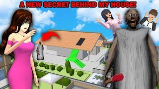 THERE'S A NEW GRANNY HAUNTED HORROR SECRET PLACE BEHIND MY HOUSE || SAKURA SCHOOL SIMULATOR