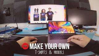 How to Setup Redbubble to make Tshirts and Hoodies | Design and Setup Tutorial
