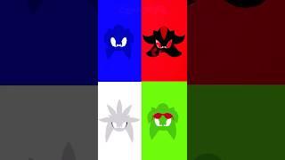 Sonic, Shadow, Silver And Scourge Edit | #sonicthehedgehog #viral #shorts