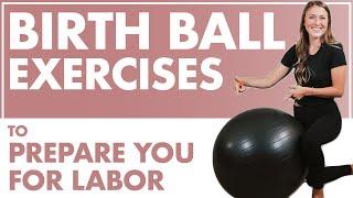 Using a Birth Ball During Pregnancy | How to Use a Birth Ball to INDUCE LABOR and PREPARE FOR BIRTH