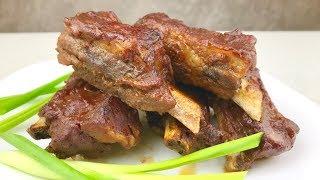 Свиные ребра по-канадски в духовке. Рецепт вкусных ребрышек /  Pork ribs in the oven. Eng sub