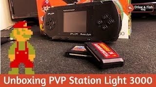 PVP Station Light 3000 Unboxing [4k] | PSP Replica | Mario Game | Drive & Fish | Streetrat