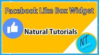 How To Add Facebook Like Box Widget To your website Or blog Blogger