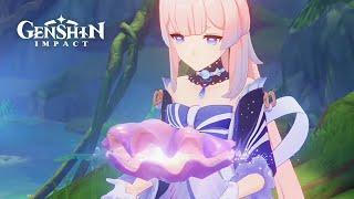 Idyia's Wish On Kokomi's Shell Cutscene | Secret Summer Paradise Ending Cinematics | Genshin Impact