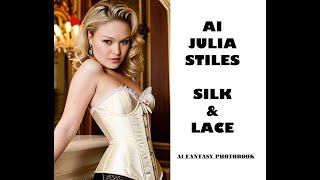 AI Julia Stiles Classic Silk and Lace