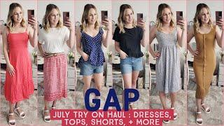 Big GAP Try On Haul | Easy Summer Dresses,  Cute Crop Tops,  Jean Shorts, + More | Lindsey Loves