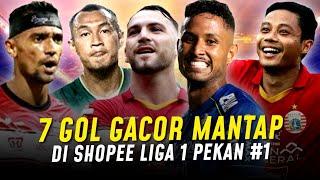 7 Gol Terbaik Shopee Liga 1 Indonesia Pekan Pertama versi Football Madness
