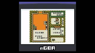 Dr. Mario - Gameboy gameplay with Super Gameboy