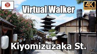 "Walking on Kiyomizuzaka Street"  清水坂の散策  Virtual Walker