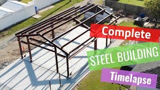 Complete Steel Building Time lapse RDH Construction