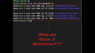 Linux Configuration Directories (.d Directories)