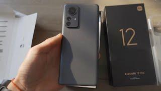 Xiaomi 12 Pro Matte Black Unboxing and Details Review in 2022