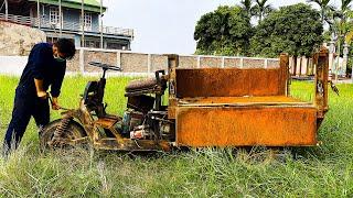  Long standing Antique Dump Truck Restoration Project // Completely Restored Vintage Dump Truck