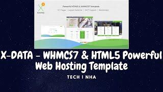 Offer, X-DATA - WHMCS7 & HTML5 Powerful Web Hosting Template free Download and save $25