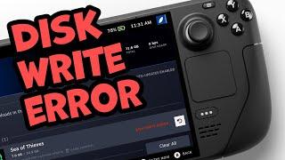 Steam Deck Disk Write Error FIX