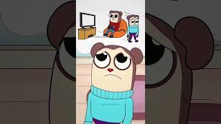 The Saddest story of LITTLE BROTHER (Cartoon Animation) #shorts Credit:@MaxDesignPro