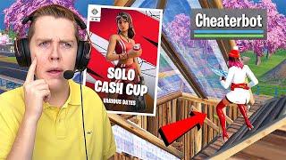 So I Coached A *CHEATER* In The Solo Cash Cup... (Fortnite)