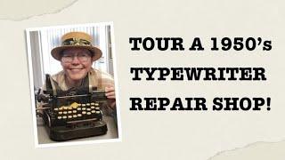 I FINALLY FOUND ONE! | TOUR AN OLD TYPEWRITER SHOP