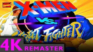 X-Men Vs. Street Fighter - REMASTERED [4K HD] INTRO