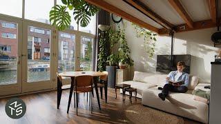 NEVER TOO SMALL: DIY Plant-filled Waterfront Loft, Amsterdam - 45sqm/484sqft