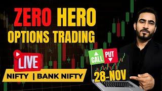 Live Trading Nifty Banknifty Options | Nifty Expiry Option Trade | 28-Nov | #livetrading